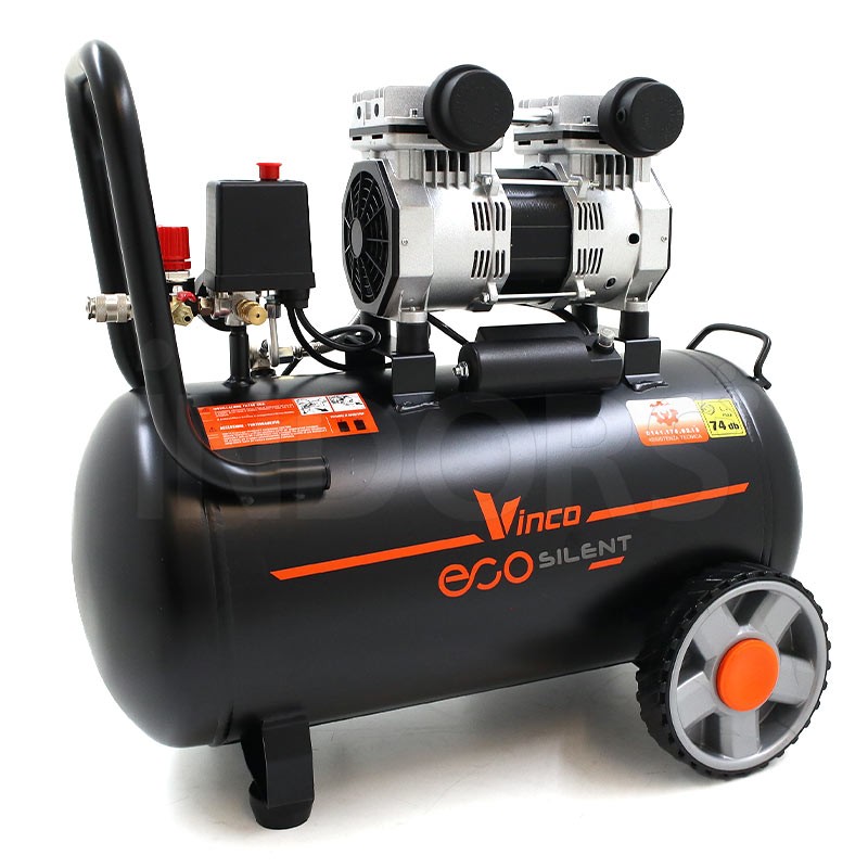 Vinco 60703 - Compressore Oil-Free Silenziato 1,5 HP