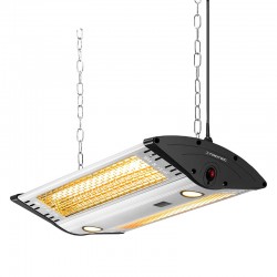 Trotec IR 2000 C 1410003205 - Riscaldatore a Soffitto di Design ad Infrarossi