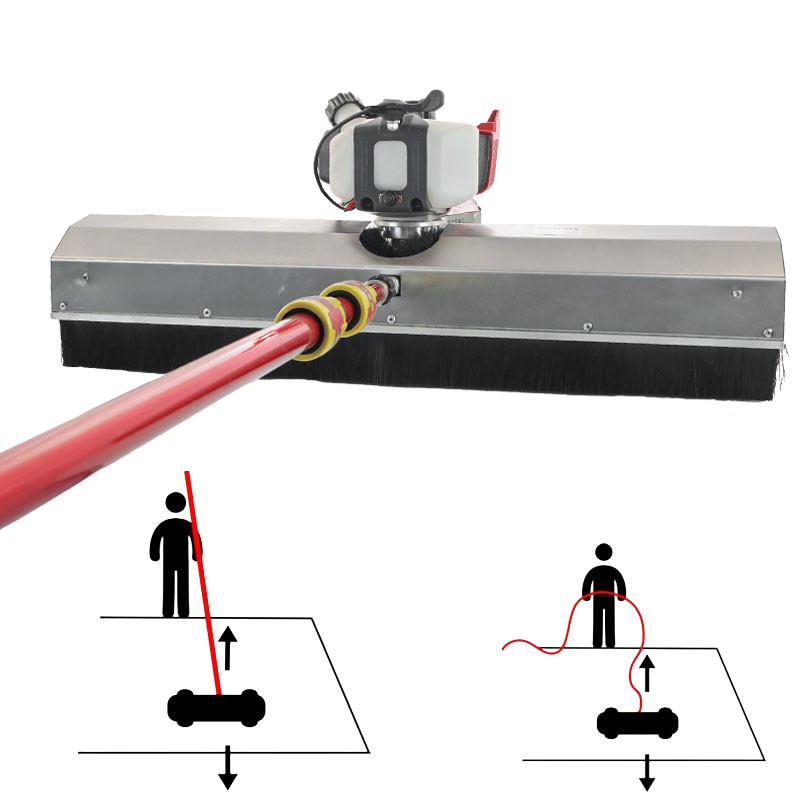 Spazzola Pulizia Fotovoltaico - Motore a Scoppio ksolara Fk4