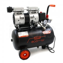 Vinco 60700 - Compressore Oilfree Silenziato Portatile 24 L