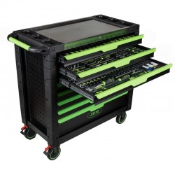 JBM 54688 - Carrello XL Professionale 8 Cassetti 468 Attrezzi Inclusi