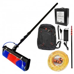 MO-EL MO-BRUSH - 4482 Spazzola Rotante a Batteria per Fotovoltaico