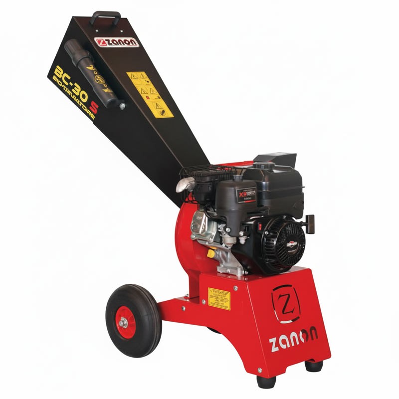 Zanon BC 30-S 1003129 - Biocippatore con Motore Briggs & Stratton 6 HP con Taglio Ø 4 cm