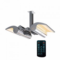 Sined Stufa Infrarossi Soffitto 4000 - Lampada Infrarossi Doppia 4000 W
