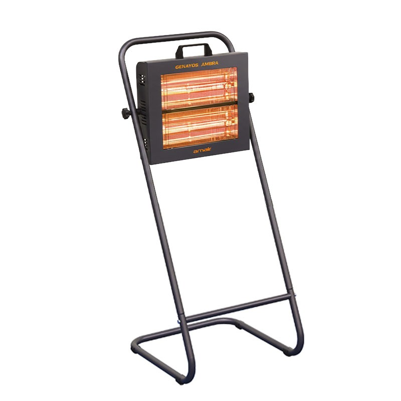 Varma Fire V400F - Lampada Riscaldante Orientabile a Pavimento regolabile 3000 W