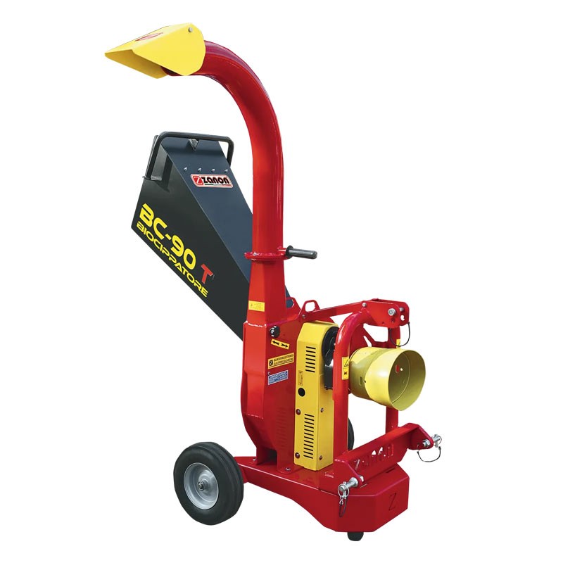 Zanon BC 90-T 1002899 - Biocippatore a Cardano per Trattori 20-50 HP con Taglio Ø 10 cm