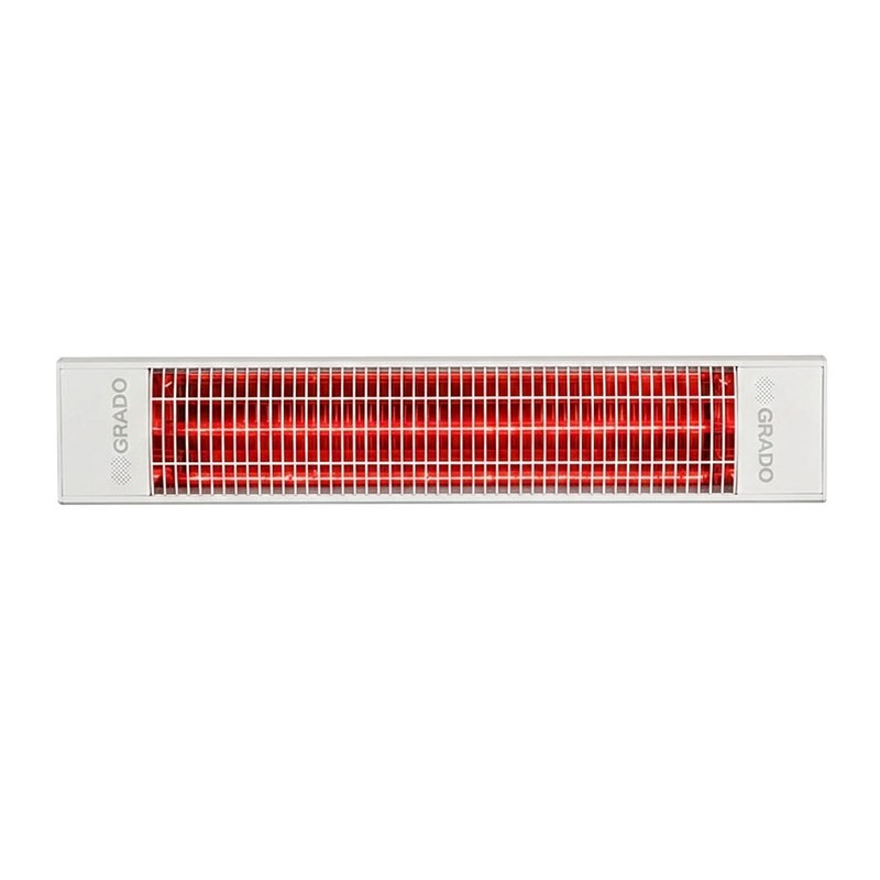 Grado Heaters SOL-1500 OC WH - Lampada Infrarossi Riscaldanti Onda Corta 1500 W colore bianco