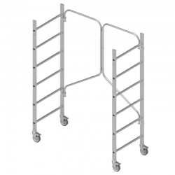 Gierre Flecto Fast&Lock FX001FL - Trabattello Pieghevole 2,93 m in Alluminio