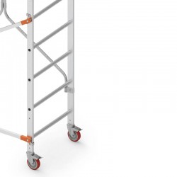 Gierre Flecto Fast&Lock FX001FL - Trabattello Pieghevole 2,93 m in Alluminio