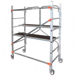 Gierre Flecto Pro Fast&Lock FX002FL - Trabattello Pieghevole 2,93 m in Alluminio