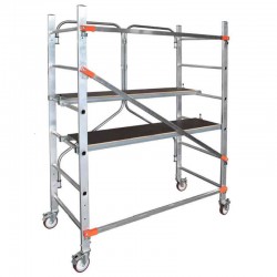 Gierre Flecto Pro Fast&Lock FX002FL - Trabattello Pieghevole 2,93 m in Alluminio