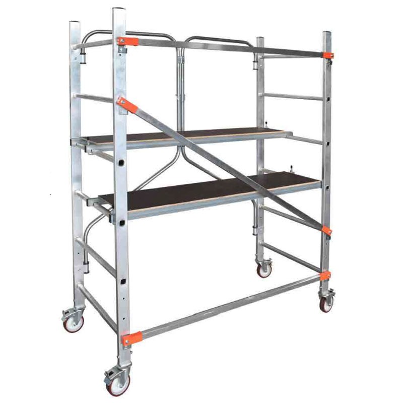 Gierre Flecto Pro Fast&Lock FX002FL - Trabattello Pieghevole 2,93 m in Alluminio