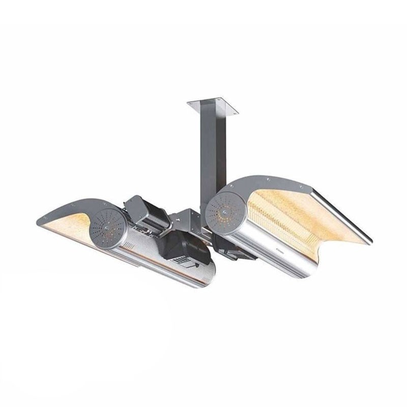 Sined Stufa Infrarossi Soffitto 4000 - Lampada Infrarossi Doppia 2 + 2 kW