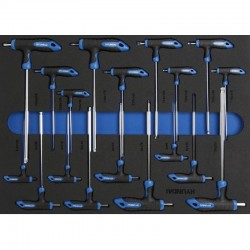 Hyundai 59005 - Carrello Porta Attrezzi 7 Cassetti 298 Attrezzi Inclusi