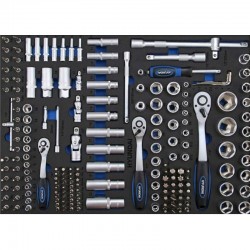 Hyundai 59005 - Carrello Porta Attrezzi 7 Cassetti 298 Attrezzi Inclusi