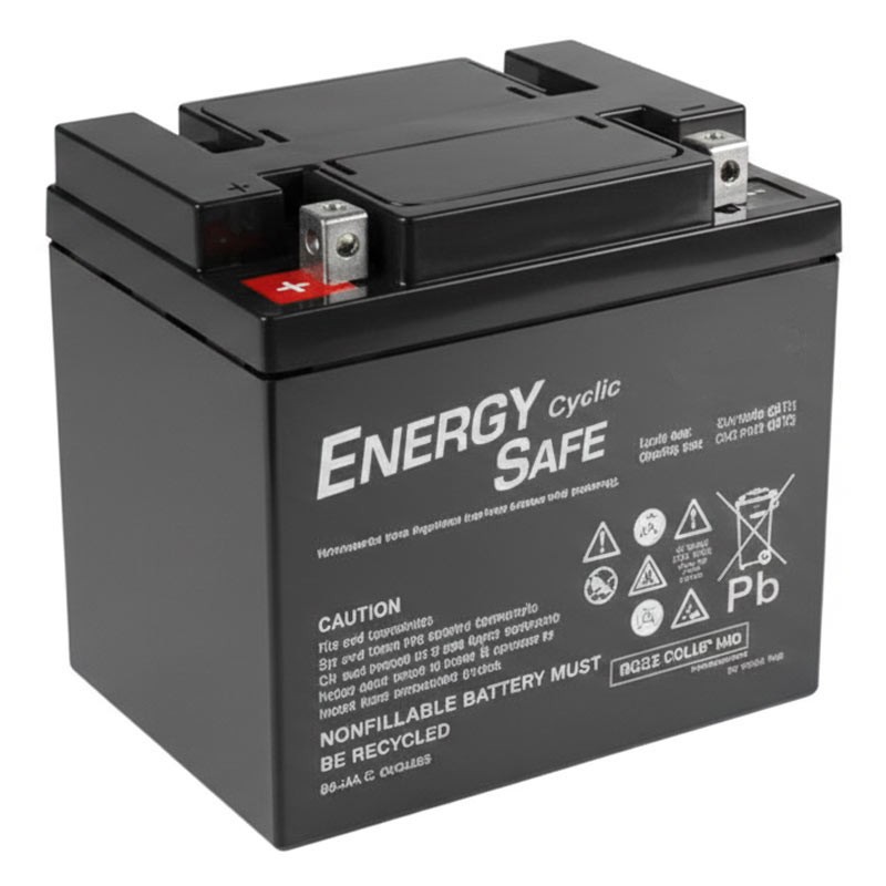 Accu Italia Energy Safe Cyclic 12V 45 Ah 00412402 - Batteria Piombo AGM per Attrezzature Elettriche