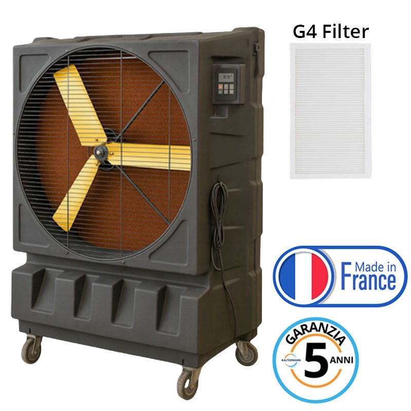 KALTERMANN KM48 - Raffrescatore Evaporativo con Prefiltro Antipolvere G4 PUREFLOW
