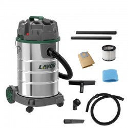 Lavor Dozzy Power 30XES 40035-00033 - Aspiratore per Liquidi e Polveri 30 L