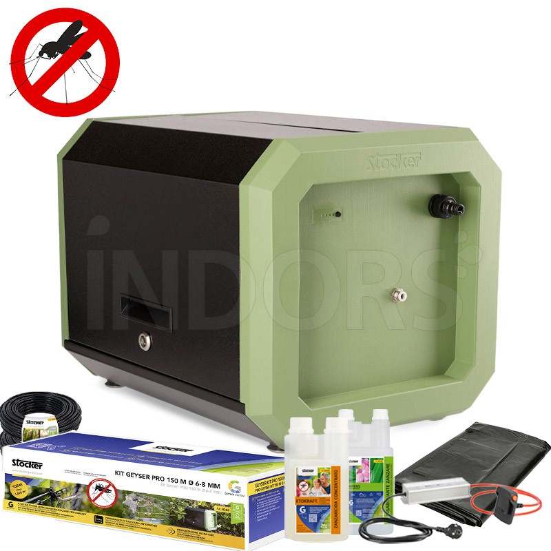 Stocker Kit Geyser Pro - Kit Promo Anti Zanzare 1400 m²
