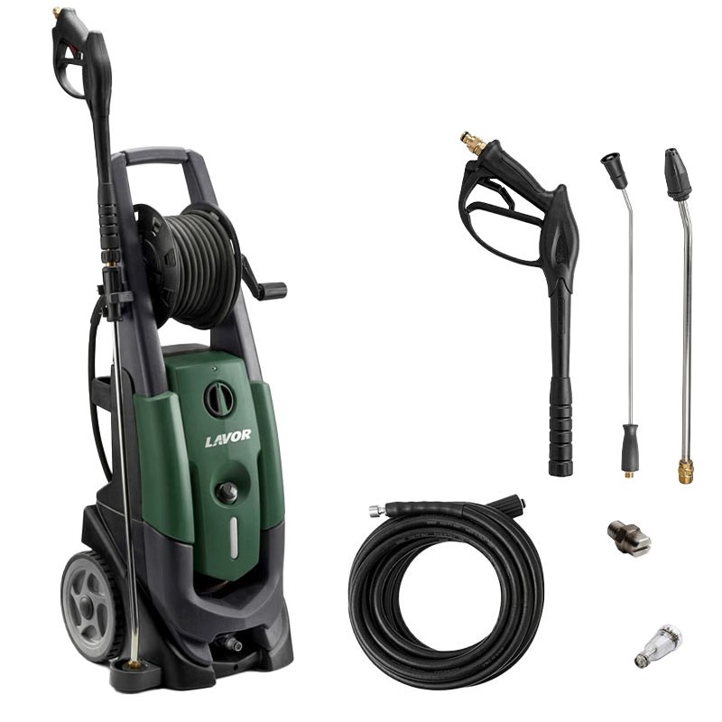 Lavor Kama HR 1409 36087-00032 - Idropulitrice a Acqua Fredda 180 bar con Avvolgitubo
