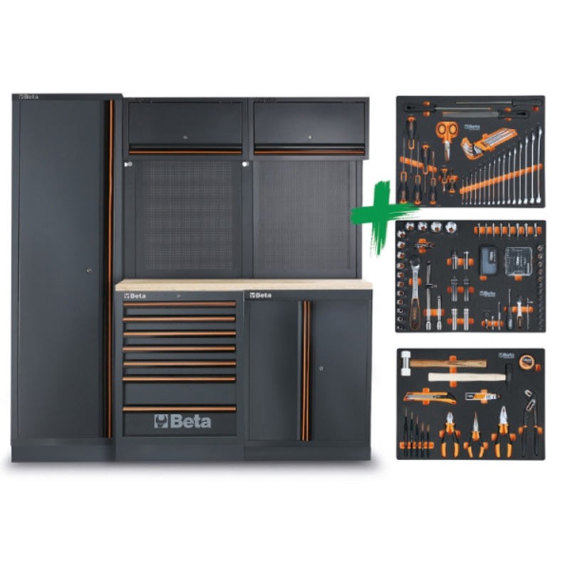 Beta C45PRO 2.0 B7 - Piano di Lavoro Industria 61 cm Attrezzi Inclusi