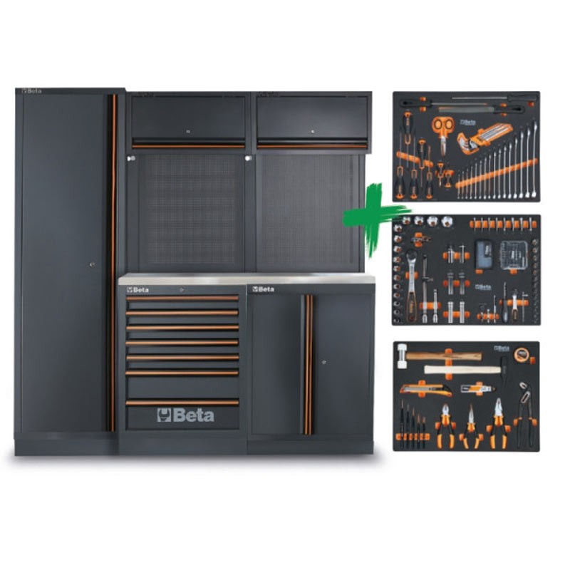 Beta C45PRO 2.0 B7 - Piano di Lavoro Industria 61 cm Attrezzi Inclusi