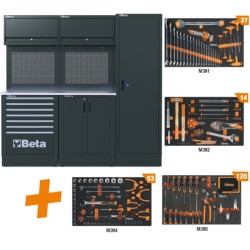 Beta RSC50 2.0 D - Piano di Lavoro Officina - 224 Attrezzi Industria Inclusi