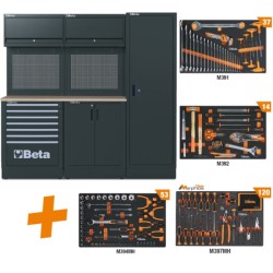 Beta RSC50 2.0 D - Piano di Lavoro Officina - 224 Attrezzi Industria Inclusi