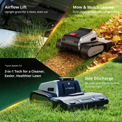 Lymow One Plus - Robot Rasaerba a Doppie Lame Rotanti 7000 m²