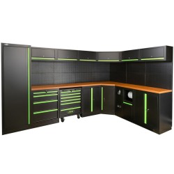 JBM Serie 565 / Serie 587 - Banco da Lavoro Officina - 172 Utensili Inclusi