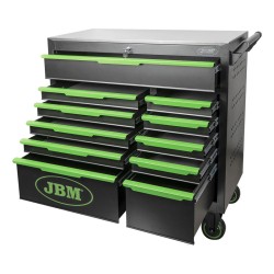 JBM 54725 - Carrello Portautensili Professionale - 11 Cassetti Set 332 Utensili