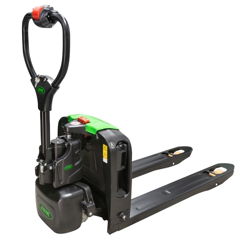 JBM 54396 - Transpallet Elettrico Professionale 1500 kg a Batteria Li-Ion