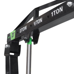 JBM 50831 - Paranco da 2 Ton Pieghevole per Sollevamento Motori e Macchinari