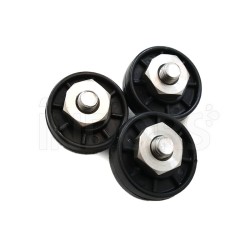 Lavor 10001-08526 / 5.511.1510 - Kit 3 Ruotini di Ricambio Quick 36 fino 2016