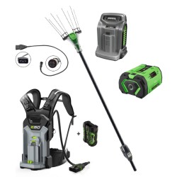 EGO LOTUS PLUS - Kit PROMO Scuotiolive con Zaino Portabatterie