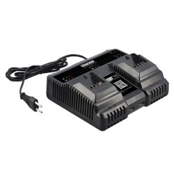 Stocker 329 - Caricabatterie Doppio Fast Charge - con USB 5V