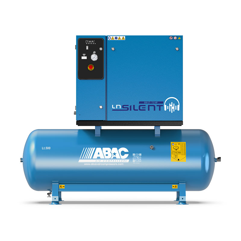 ABAC LN2 B6000 500 T7.5 - 500 L Silent Compressor without Dryer