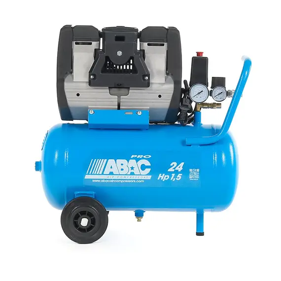 ABAC Pole Position OS15P - Compressore Potatile Oilless Uso Domestico