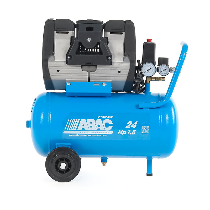 ABAC Pole Position OS15P - Portable Oilless Compressor for Home Use