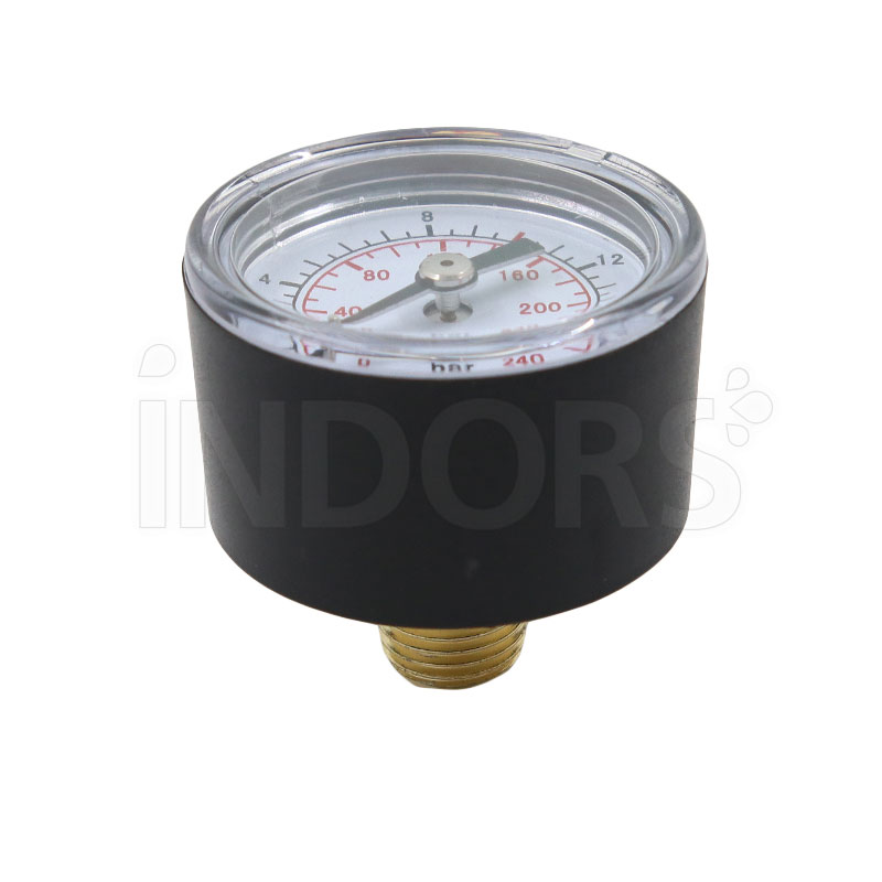Abac 1127110008 Manometro per Compressori d'Aria con attacco 1/4''