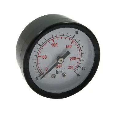 Abac 1127110030 Manometro per Compressori d'Aria con attacco 1/4'' 230 bar