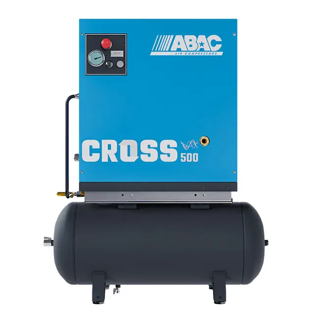 ABAS CROSS 500 100 Litri - Compressore a Vite - 5.5 HP Silenziato