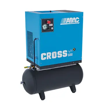 ABAS CROSS 500 100 Litri - Compressore a Vite - 5.5 HP Silenziato