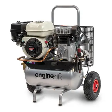 ABAC EngineAIR 4/22 LT - Compressore a Benzina con Serbatoio 22 L e Ruote