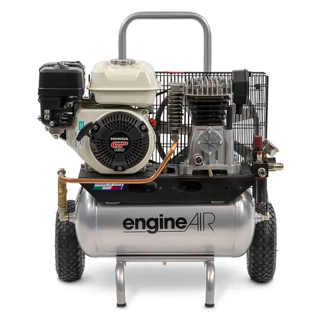 ABAC EngineAIR 4/22 LT - Compressore a Benzina con Serbatoio 22 L e Ruote