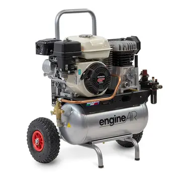 ABAC EngineAIR 4/22 LT - Compressore a Benzina con Serbatoio 22 L e Ruote