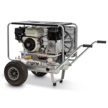 ABAC EngineAIR 5/11+11R LT - Compressore a Benzina con Doppio Serbatoio 11+11L