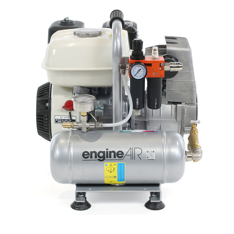 ABAC EngineAIR 5 / 4 LT 10 bar - Petrol Compressor for Professional Use