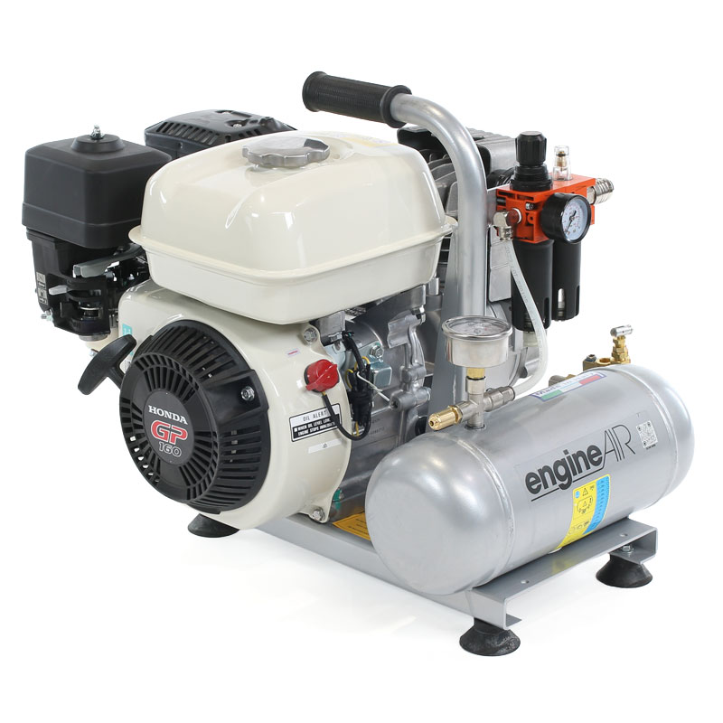 ABAC EngineAIR 5 / 4 LT 10 bar - Petrol Compressor for Professional Use