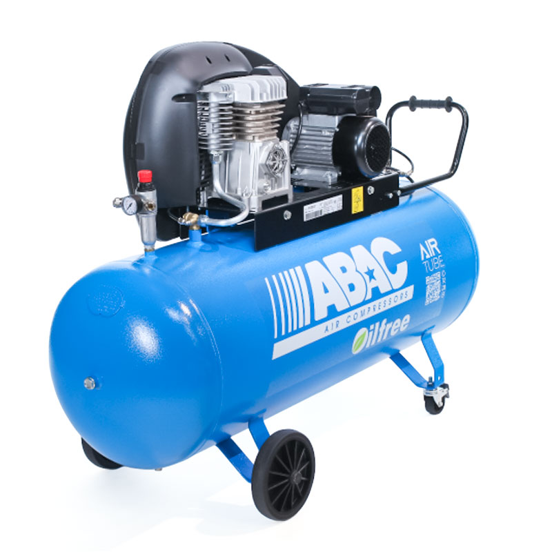Abac EXpert A39B-0 200 CM3 - Single-Phase Oil-Free Air Compressor 3 HP with 200 L Tank